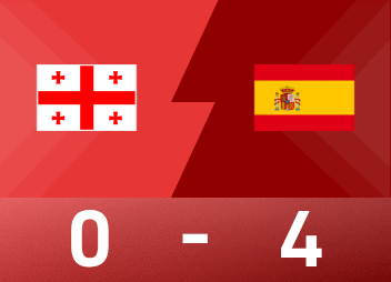 พรีวิวสงครามยุโรปโลก: Oyazábal ดับเบิ้ล, สเปน 4-0 จอร์เจีย โดยพื้นฐานแล้วล็อคเข้ารอบคัดเลือก